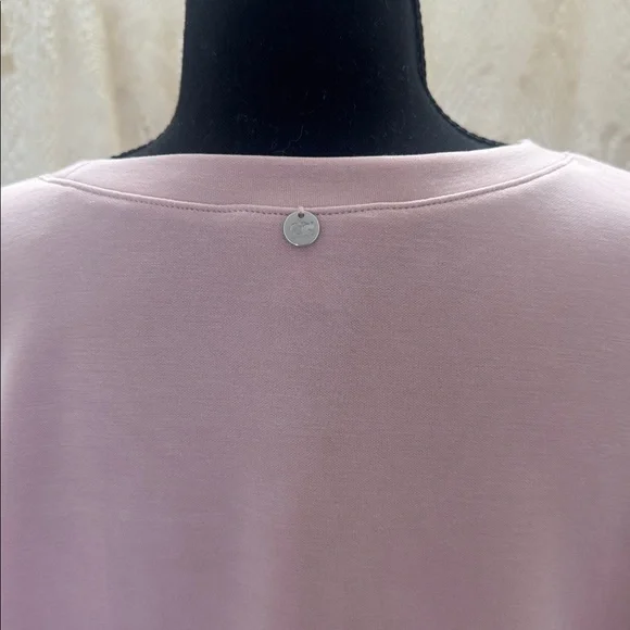 Cable & Gauge Women's Drop Shoulder Top - Light Pink - Picture 5 of 7